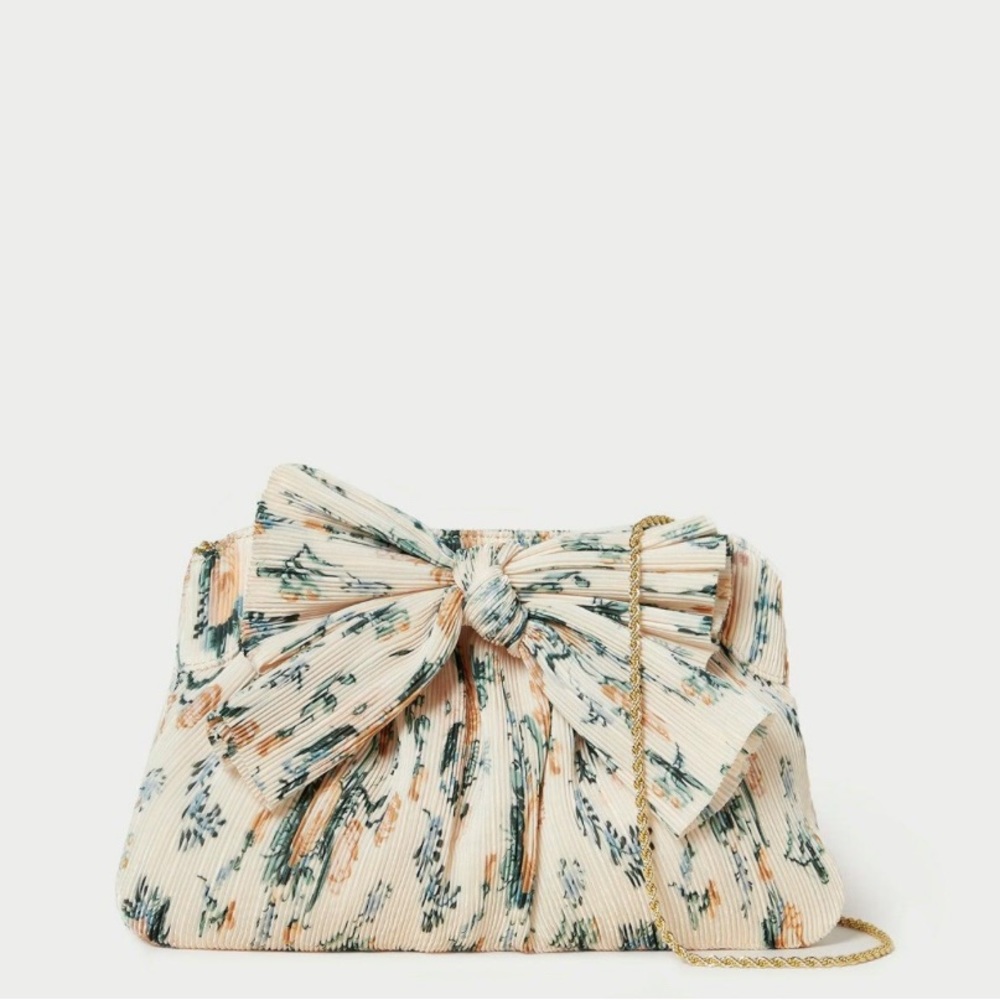 Loeffler Randall Bow Clutch Nova Floral